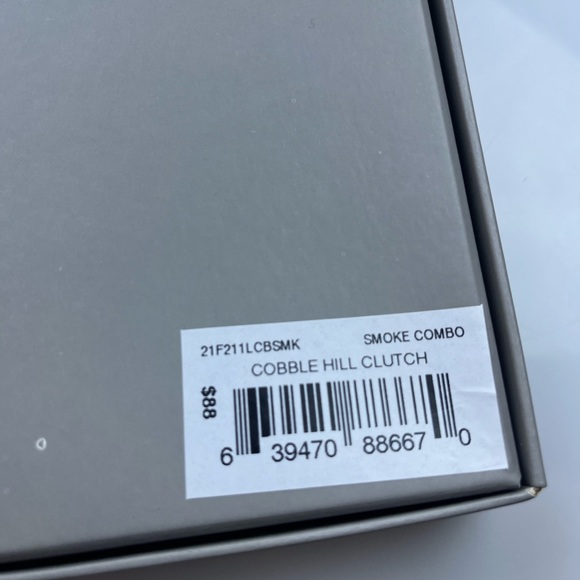 Botkier New York Cobble Hill Clutch in Smoke Combo N210-45 - Picture 4 of 7